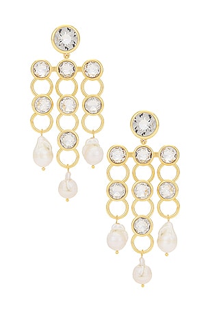 BOUCLES D'OREILLES CHANDELIER CLIP ON Lele Sadoughi