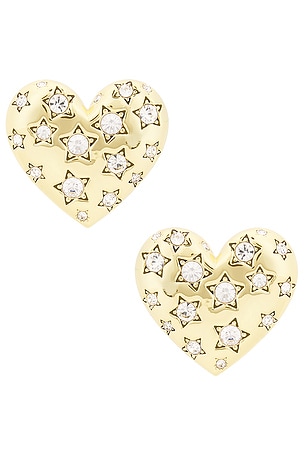 Celestial Heart Button Earring Lele Sadoughi