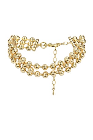 Diana Triple Row Necklace Lele Sadoughi