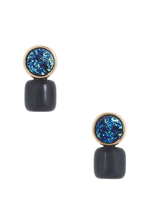 Agate Pebble Stud Earrings Lele Sadoughi