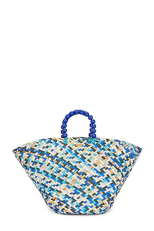 Lele Sadoughi Bianca Beach Tote in Mallorca Medley | REVOLVE display picture 1