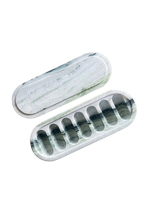 X Revolve Green Jade Marble Pill Box Lauren Elizabeth