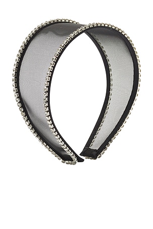 Ella Mesh Crystal Headband LELET NY
