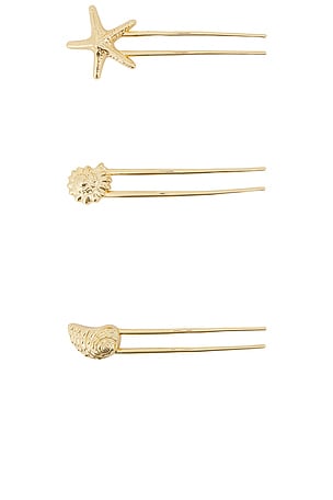 Kai Pearl Hair Pin Set Of 3 LELET NY