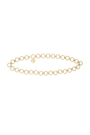 LELET NY Odette Chain Belt in Metallic Gold