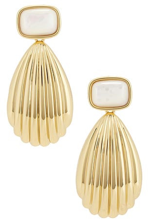 Chiara Shell Oversized Earrings LELET NY