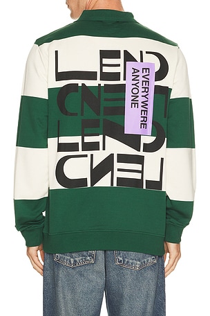 Block Stripe Zip Rugby LEND
