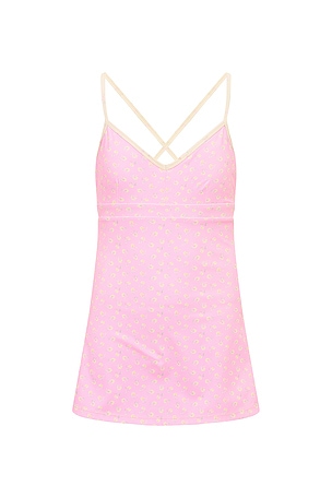 LoveShackFancy Tween Lashinda Dress in Pink
