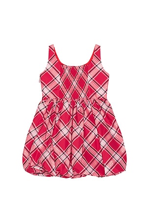 LoveShackFancy Kids Mini Tima Dress in Red. Size 5. Also