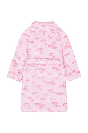 LoveShackFancy Children's Robe in Pink
