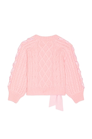 LoveShackFancy PULL DORIA en Blanc