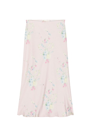 LoveShackFancy Tween Kalo Skirt in Pink. Size 7. Also