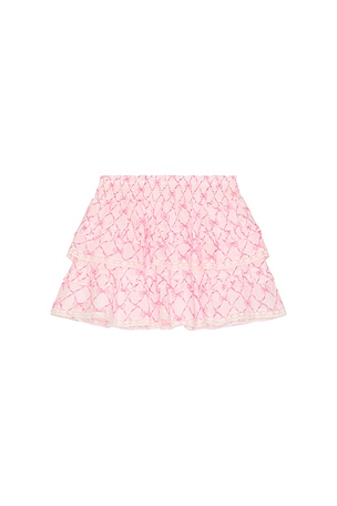 LoveShackFancy Tween Billie Skirt in Pink