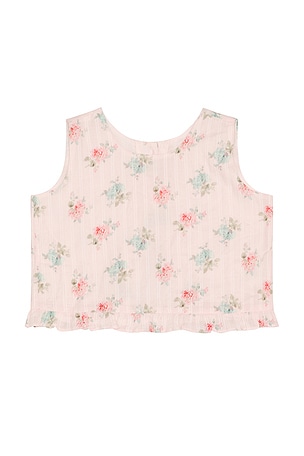 LoveShackFancy Baby Nue Top in Pink