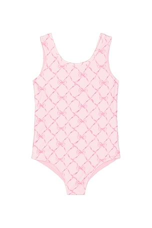 LoveShackFancy Kids Aldora Swimsuit in Pink. Size 2. Also