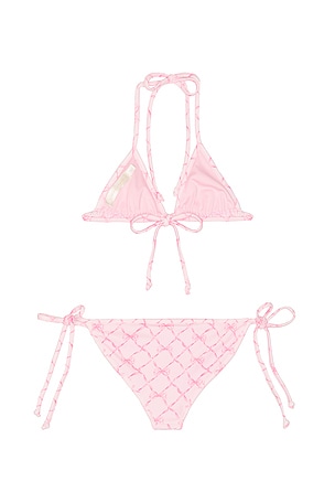 LoveShackFancy Tween Dannie Bikini in Pink. Size XXL/2X. Also