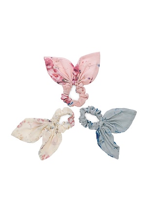 LoveShackFancy Penny Scrunchie Set in Multi | REVOLVE display picture 2