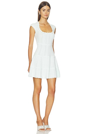 LoveShackFancy Laighton Dress in Blue