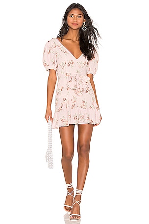 knee length dresses for ladies Penny Lane Pink Floral Mini Dress - US 12