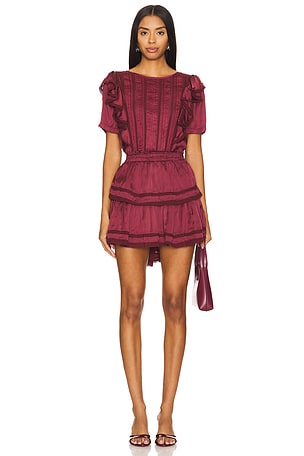 Alice Olivia Palmira Dress in Ruby REVOLVE