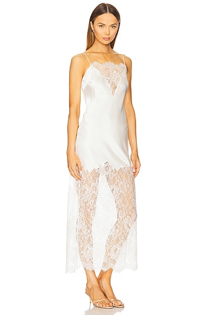 LoveShackFancy Amarissa Dress in Ivory