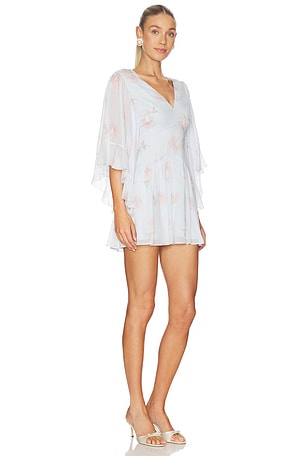 LoveShackFancy Auralie Dress in Blue