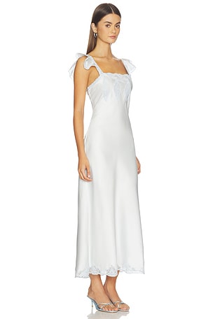 LoveShackFancy Karmine Dress in Baby Blue