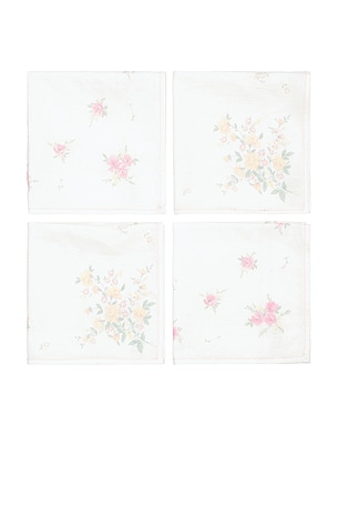 Hanky Napkin Set Set Of 4 LoveShackFancy