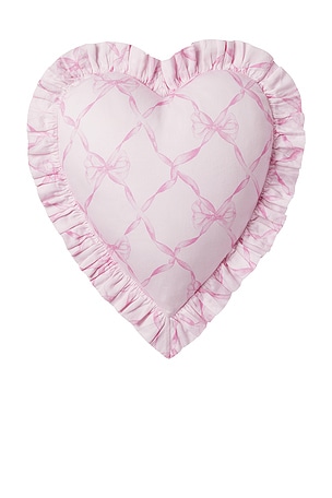 Sweetheart Ruffle Heart Pillow LoveShackFancy