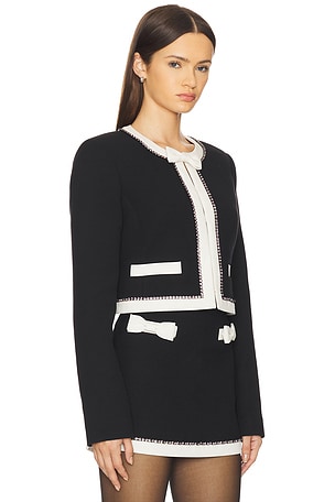 LoveShackFancy Ralphette Jacket in Black