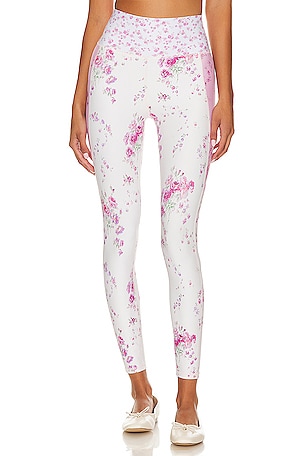 Generic Cuhakci High Wasit Tight White Pink Floral Printing Women