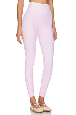 LoveShackFancy LEGGenGS HIGHLAND en Rose