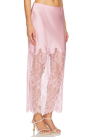LoveShackFancy Ilene Skirt in Blush