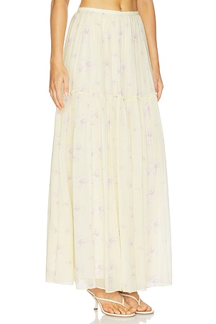 LoveShackFancy JUPE POSIFauveO en Citron