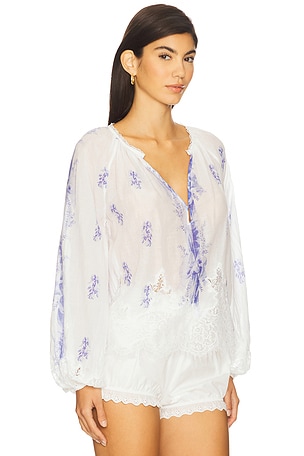 LoveShackFancy Dresner Top in White