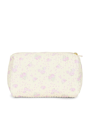 Loveshackfancy bolso octavia en color Crema,Lavanda