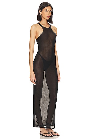 lovewave Oni Puzzle Maxi Dress in Black