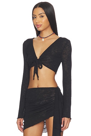 lovewave The Lenai Knit Top in Black