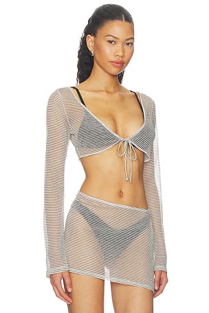 lovewave The Moscato Top in Black & White