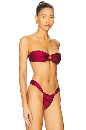 lovewave The Helena Top in Burgundy