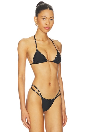 lovewave The Mallorca Top in Black. Size XXS. Also