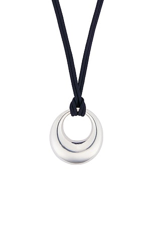 Loren Stewart Moonrise Necklace in Metallic Silver