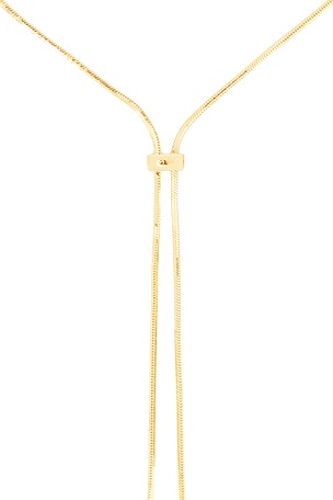 Loren Stewart Bolo Pendant Necklace in Metallic Gold
