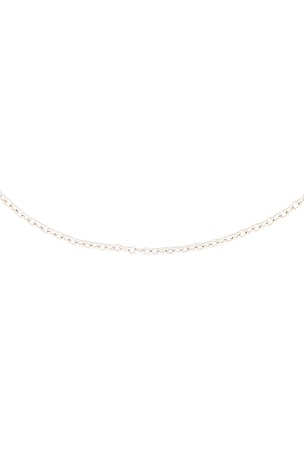 Loren Stewart Stone Toggle Necklace in Metallic Silver