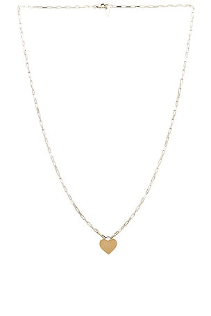 Heart Padlock Box Link Necklace Loren Stewart