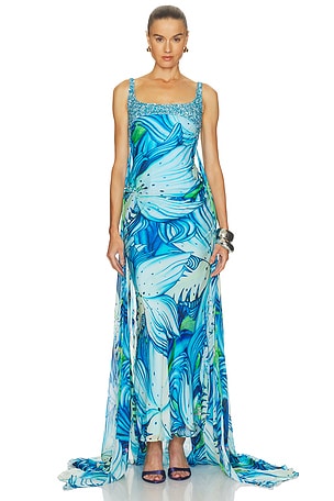 Floral Pixie Trail Dress LA FUORI