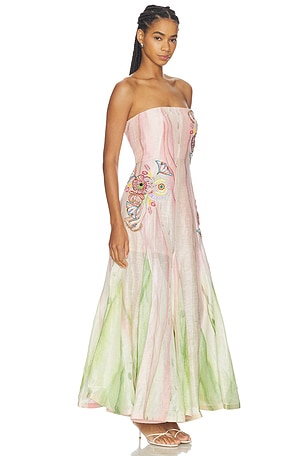 LA FUORI Spring Fae Bloom Dress in Multi