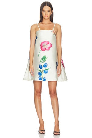 Iris Of The Sapphire Garden Mini Dress LA FUORI