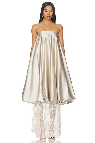 Champagne Lace Gown LA FUORI