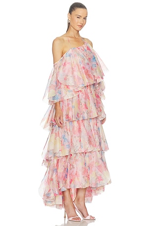 LA FUORI Elysian Pastel Pleasance Dress in Printed